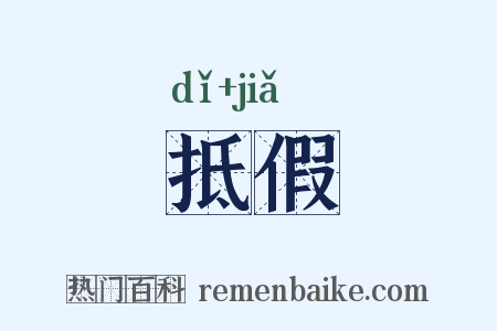 抵假是什么意思的图片